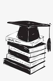 Book Book Clipart Hat Bachelor Cap Png Transparent Clipart Image And Psd File For Free Download Graduation Art Graduation Drawing Graduation Wallpaper