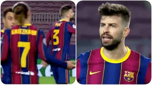 Maybe you would like to learn more about one of these? Antonie Griezmann And Gerard Pique At Loggerheads During Bar Vs Psg Ucl 2021 Zee5 News
