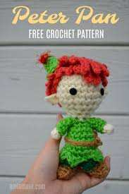 Peter Pan Amigurumi Crochet Pattern Free Ami Amour Disney Crochet Patterns Crochet Amigurumi Crochet Disney