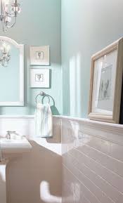 Subway Tile Half Wall Blue Inspiration For The Bathroom The Home Depot Easy Bathroom Updates Small Bathroom Colors Simple Bathroom