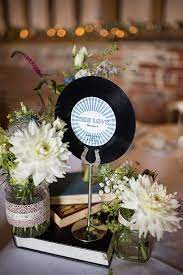 Quelque chose de chic et de simple. Decoration Table Mariage Musique Deco Mariage Rock Deco Mariage Musique Mariage Theme Musique