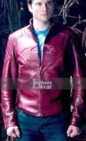 Smallville Tom Welling Superman Red Leather Jacket Jackets Smallville Superman