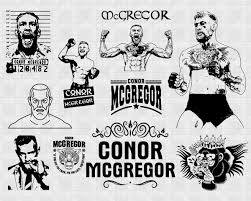 Conor Mcgregor Svg Png Dxf Pdf Files Ufc Svg Conor Mcgregor Vector File Shirt Design Fight Svg Ireland Svg Irish Svg Silhouette Cricut Cameo Svg Png Cricut Projects Vinyl