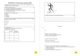 How distinctive upland and lowland landscapes result from the interaction of physical processes (glacial erosion and deposition, weathering and a. 5 A Day Practice Exam Questions For Gcse Pe 9 1 Aqa Teachwire Teaching Resource