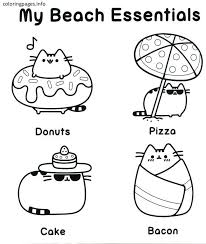 Pusheen 06 608 Pusheen Coloring Pages Cat Coloring Page Cute Coloring Pages