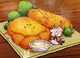 Smol Razor Credit Riayuun On Twitter Food Illustrations Impact Anime