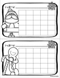 Positive Behavior Sticker Chart Reward Incentives Christmas Holiday Winter Theme