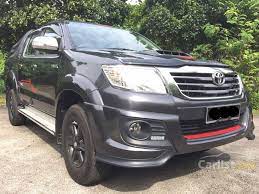 The model is called fortuner trd sportivo and is the victim of toyota racing development, as its name suggests. Toyota Hilux 2016 G Trd Sportivo Vnt 2 5 In Selangor Automatic Pickup Truck Grey For Rm 82 900 5081831 Carlist My