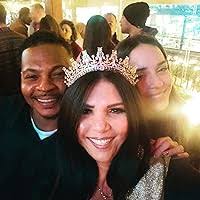 Amazon.com: 5 Pieces Birthday Accessories, Include Queen Sash, Tiara,  Tinplate Badge Pin, Brooch Clip Pin and Happy Birthday Cupcake Topper for  Women Party Favors : Home & Kitchen