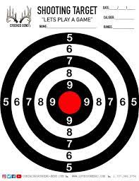 free printable shooting targets crooked bend