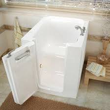 Free standing tubs can be found in a wide range of sizes, but the most common are designed to fit within this standard footprint. Walk In Tub Dimension Sizes Of Standard Deep And Wide Tubs