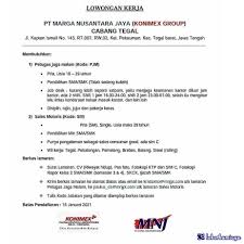 Mention kami jika perusahaan anda sedang membuka loker. Lokertegal Mudah