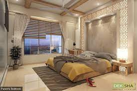 Bed With Side Units And Classy Paneling Work At Back Wall Bedroom Redesign Master Bedroom Design Bed Design