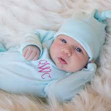 Newborn Coming Home Outfit Aqua Pima Cotton Footier Gender Etsy Baby Boutique Clothing Newborn Coming Home Outfit Pima Cotton Baby