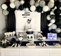 Marshmello Party Gamers Party Ideas Boy Birthday Parties Birthday Parties