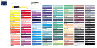 Chartpak Markers Color Chart Bedowntowndaytona Com