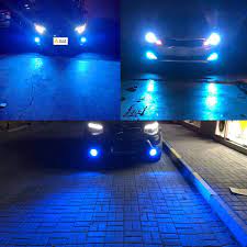 Alla Lighting 2800lm H10 9145 Led Lights Bulbs 8000k Ice Blue Xtreme Super Bright Fog Light Cob 72 Py20d 9140 9155 904 Led Light Bulb Led Fog Lights Led Lights
