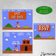 Gamer Wedding Invitation Printable Gamer Wedding Invite 8 Bit Wedding Gamer Wedding Gamer Wedding Invitations Gamer Wedding Printable Wedding Invitations