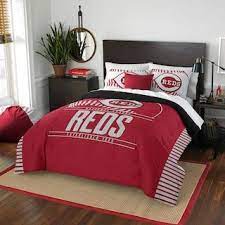Cincinnati Reds Grand Slam Full Queen Comforter Set By The Northwest Queen Comforter Sets Comforter Sets Queen Comforter