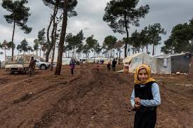 #syria firefighting teams are trying to control a huge fire that broke out 20 hours ago in the woods in sheikh hadid district in #afrin, north of. Turkish Forces In Syria Protect 5 Million People The New York Times