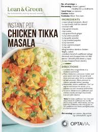 Chicken Tikka Masala In 2020 Greens Recipe Chicken Tikka Lean And Green Meals