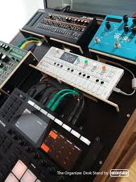 The Organizer Gear Stand Mixingtable Com Music Studio Room Home Studio Music Recording Studio Home