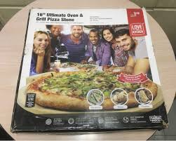 The stone cooks pizza very well. Love This Kitchen 16 Inch Ultimate Oven Grill Pizza Stone Furniture Home Living Kitchenware Tableware Cookware Accessories On Carousell