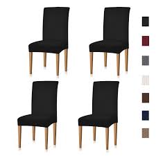 Keep your furniture protected from pets, kids, and everyday wear and tear with slip covers. A 4 Pack Xflyee Stretch Dining Room Chair Covers Jacquard Removable Washable Kitchen Parson Chair Slipcovers Set Of 4 Tabletop Serveware Linen Table Accessories Femsa Com