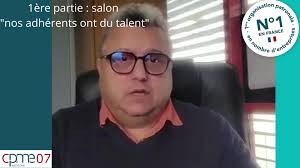 🎬 Le Président de la CPME07, Christophe Rey sous les projecteurs 🎬,  Chef(fe)s d'entreprise, particuliers, vous êtes conviés à nos premier salon  : nos adhérents ont du talent., 📆 Le 21 octobre 2022, 📍 ...
