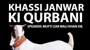 Muslims sacrifice animals on 1st, 2nd or 3rd. Khassi Janwar Ki Qurbani Mufti Zar Wali Khan Db By Zaid Loves Deen Productions