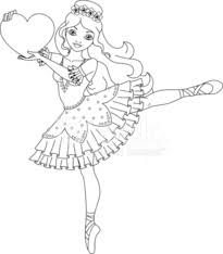 Maybe you would like to learn more about one of these? Ballerina Coloring Page Vector Image Royalty Free