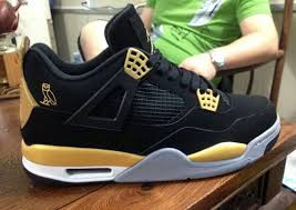 Black And Gold Jordans Womens Air Jordan 4 Ovo Sample Sneakernews Com Air Jordans Womens Jordans Sneakers