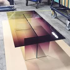 Ombre Glass Table Will Be Shown At Mint During London Design Festival 19th 30th Of September Opening On Glass Table London Design Festival Best Interior
