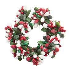 Christmas Candle Rings Winter Candle Rings