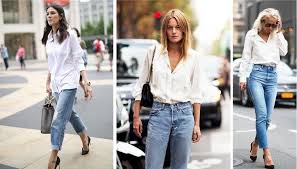 Comment Porter La Chemise Blanche En Mi Saison Tout En Restant Stylee Look Decontracte Comment Porter Chemise Blanche