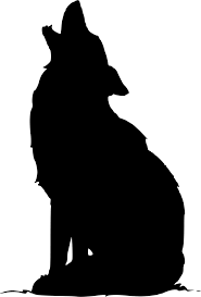 Wolf Silhouette Vinyl Decal Wolf Silhouette Silhouette Art Animal Silhouette