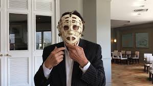 Tony esposito auto marc poulin full goalie mask replica chicago blackhawks. Esposito On Iconic Mask Nhl Com