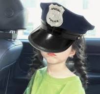 Sombrero de policía Yuyangstore para niños 54 cm