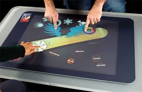 The Microsoft Surface A Camera Based Vision System That Lets Users Grab Digital Content With Their Hands And Wi Library Programs Makerspace Library Library