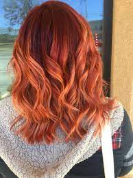 Pin By Shea Heart On Hair Love Colored Hair Tips Bright Red Hair Hair Styles