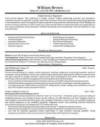 biomedical service technician resume