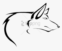 Illustration about simple wolf line monoline logo design. Free Png Wolf Tattoo Simple Png Image With Transparent Simple Wolf Tattoo Design Png Download Transparent Png Image Pngitem