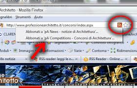 RSS. L'informazione sul web in tempo reale - professione Architetto