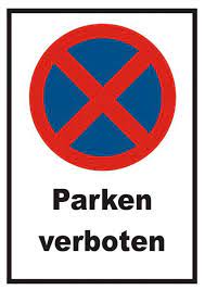 Wie kann man vor unberechtigtem parkieren schützen? Parken Verboten Schild Hb Druck Schilder Textildruck Stickerei Onlineshop