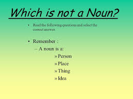 The plural form of the noun (apples) refers to more than one apple. Which Is Not A Noun Read The Following Questions And Select The Correct Answer Remember A Noun Is A Person Place Thing Idea Ppt Download