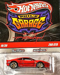 The ferrari 288 gto has come out in the following versions: Ferrari 288 Gto Chase Phil S Por Initials See Image Garage Real Riders Red Hot Hot Wheels Display Ferrari 288 Gto Gto