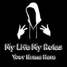 Its My Attitude Styles Boys Name Dp Profile Pictures Boy Name Profile My Life My Rules Name Pictures Rules Quotes Sentiment, outlook and opinion pictures. boy name profile my life my rules