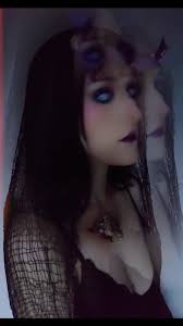 😈🪻💜Demo's Happy Halloween 💜🪻😈, ., ., ., ., ., #halloween  #halloweencosplay #demon #dämon #violett #lila #flowers #blumen #blind  #white #halloweencostume #halloweenmakeup