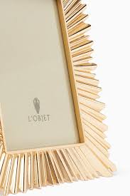 Buy L'Objet Gold Ray Frame, 4 x 6" For Men Online