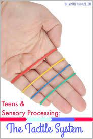 Hypersensitive kids overreact to touch (sometimes referred to as being tactually defensive). Tactile Strategies And Activities For Teenagers The Inspired Treehouse Tactile Sensory Activities Tactile Activities Occupational Therapy Activities